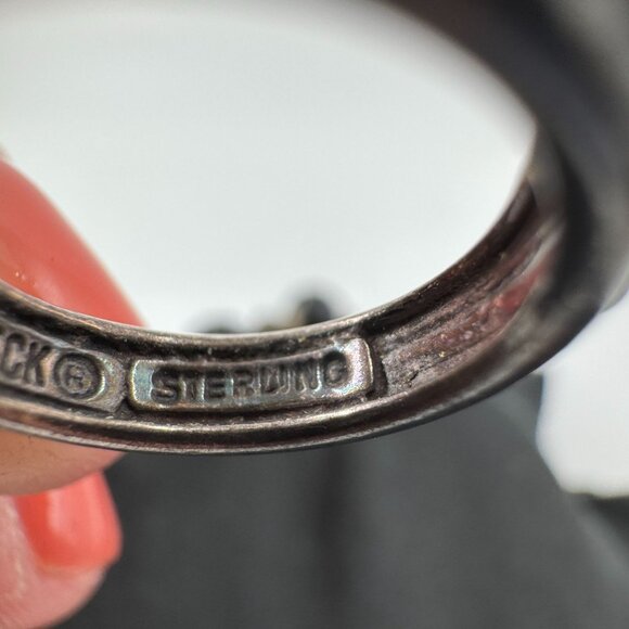 Stephen Dweck 925 Flower Pendant Goldstone Glass Beaded Necklace Abalone 1998 - Picture 9 of 16